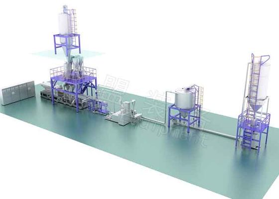 Petrochemisch Polimerization-Plastiek die Machineenergie Efficiënt voor pp-Poeder pelletiseren
